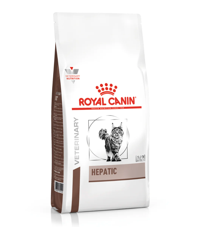 Royal Canin Hepatic All Breeds Adult Cat Food.
