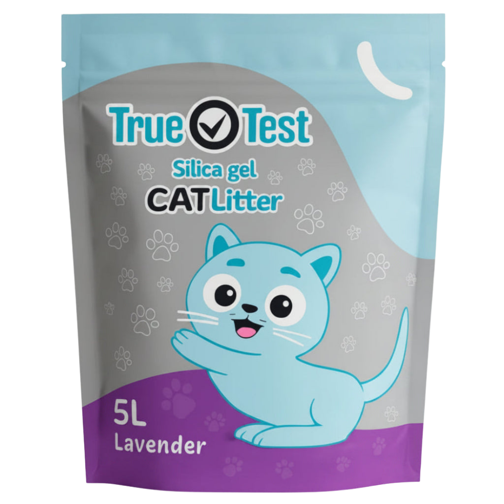 True Test Silica Gel Cat Litter Lavander 5 L Petfast.shop True Test Box & Accessories & Litter Cat Litter petfast.shop Egypt 285.00