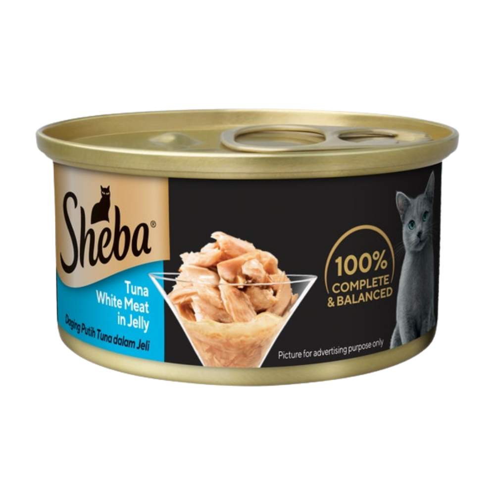 Sheba Wet Food Tuna White Meat in Jelly For Adult Cat 85G Petfast.shop Sheba Cat Food Wet Food petfast.shop Egypt PSH5701S Default Title 199.00