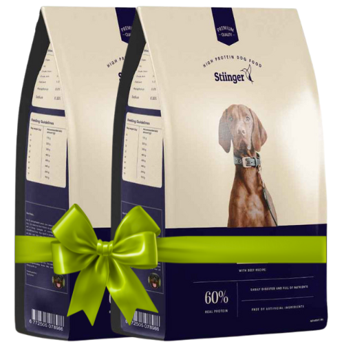 2 x Stiinger High-Protein Dog Dry Food 4KG