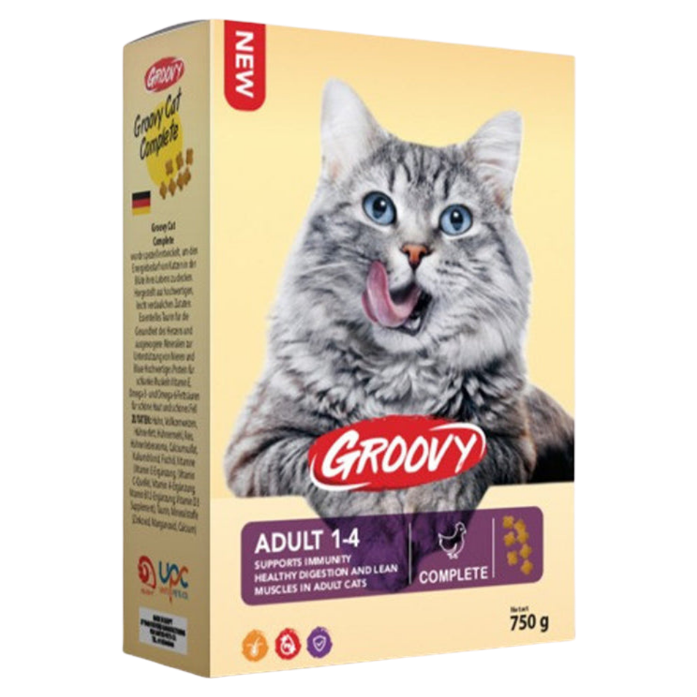 Groovy Cat complete Dry Food 750g.