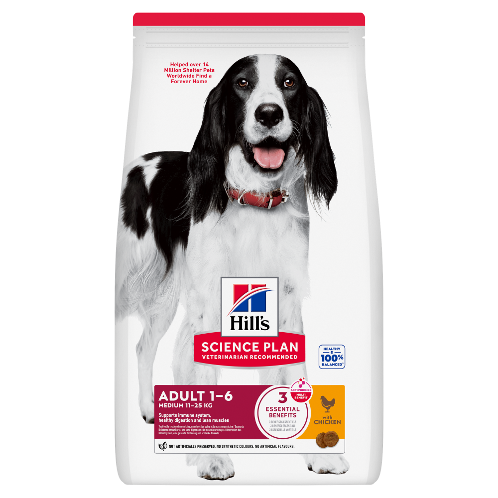 Hill's Science Plan Medium Adult Dog with Chicken Petfast.shop Hill's Dog Dry Food Food Prescription Food petfast.shop Egypt2.5Kg 1490.00