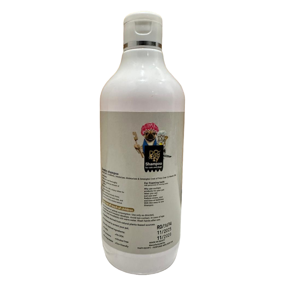 White bottle with a label featuring a cartoon character on a wooden surface.