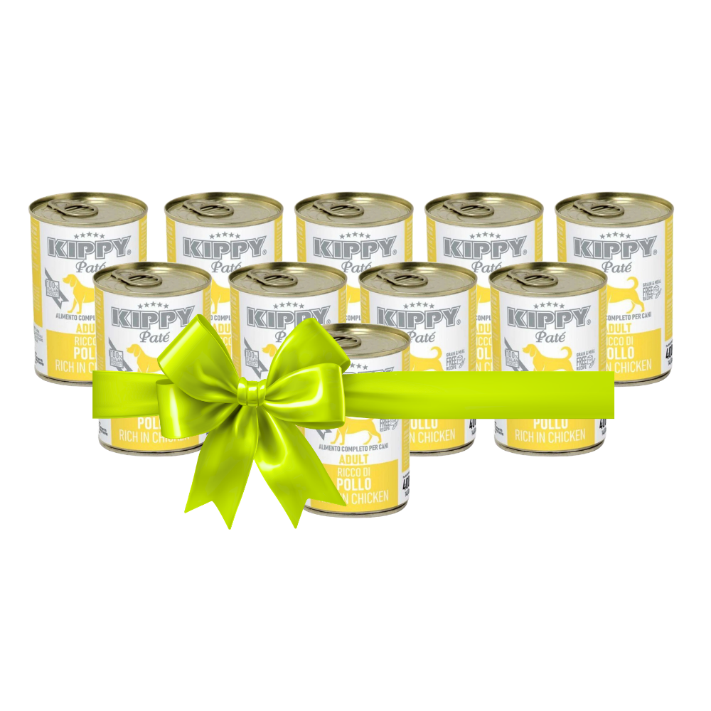 Buy 9 + Get 1 Free Kippy Wet Food For adult Dog Chicken 400g Petfast.shop Kippy Bundles Dog Exclude Food Wet Food petfast.shop EgyptDefault Title 1080.00