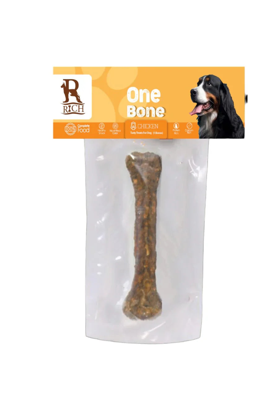 Rich Double Bone Dog Treat with Chicken 1 pcs.