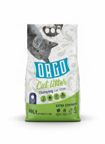 orgo white cat litter green apple 10l.
