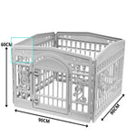 Foldable Decorative Indoor Pet Playpen with Gate – Dog & Cat Enclosure Petfast.shop Generic Carriers & Travel Accessories Cat Dog Exclusive Supplies petfast.shop EgyptDefault Title 4750.00