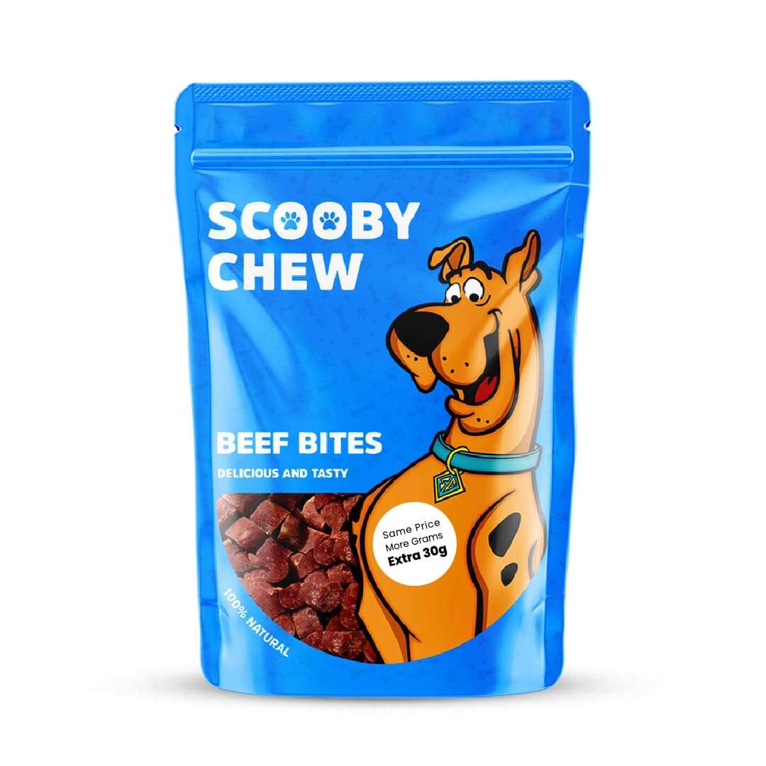 Scooby Chew Beef Bite Dog Treats 120 gr.