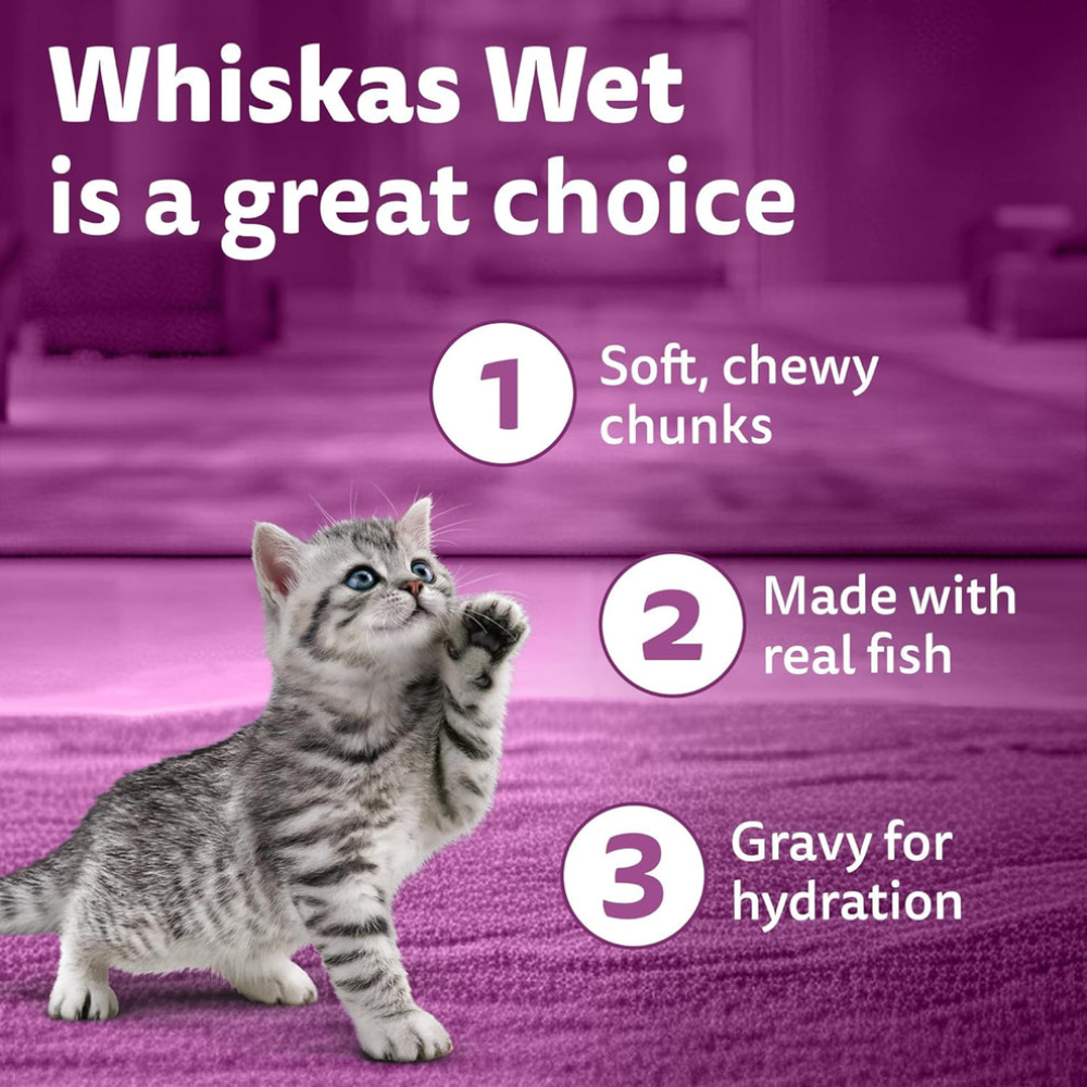 Whiskas Junior Kitten Wet Food with Duck 85g Petfast.shop Whiskas Cat Exclusive Food Kitten Wet Food petfast.shop EgyptDefault Title 135.00