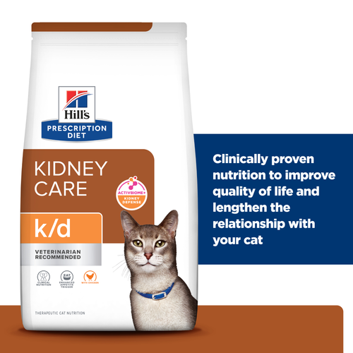 Hill's K/D Kidney Care dry food for Cat With Chicken1.5 Kg.
