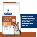 Hill's K/D Kidney Care dry food for Cat With Chicken1.5 Kg.
