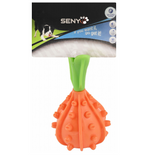 Senye Orange and Green Squeaky Ball Dog Toy.