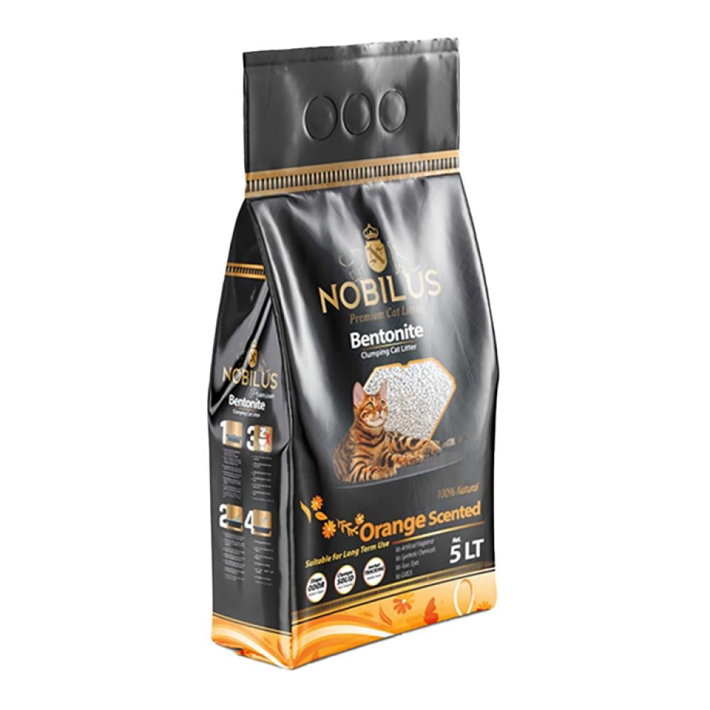 Nobilus Cat Litter 5L (orange SCENTED).