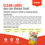 Wanpy Biscuits Crunchy Pocket Catnip & Chicken Recipe 60 g Petfast.shop Wanpy Biscuit Treat Cat Exclusive Treats petfast.shop Egypt PWA6939S Default Title 210.00