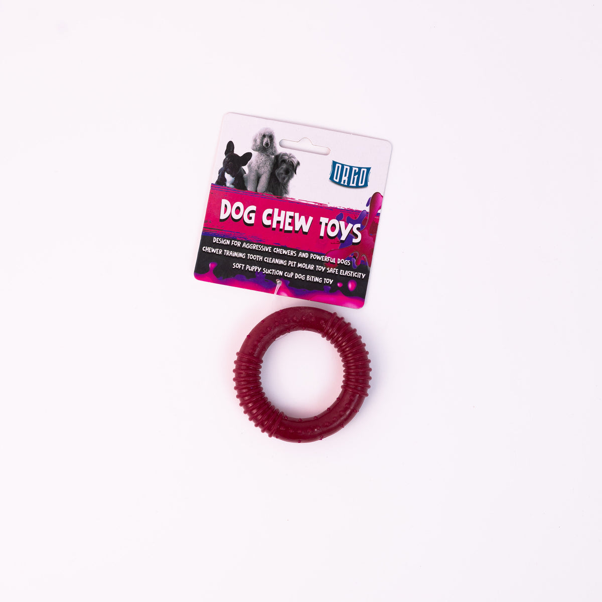 Orgo Ring Shaped Dog Chew Toy.