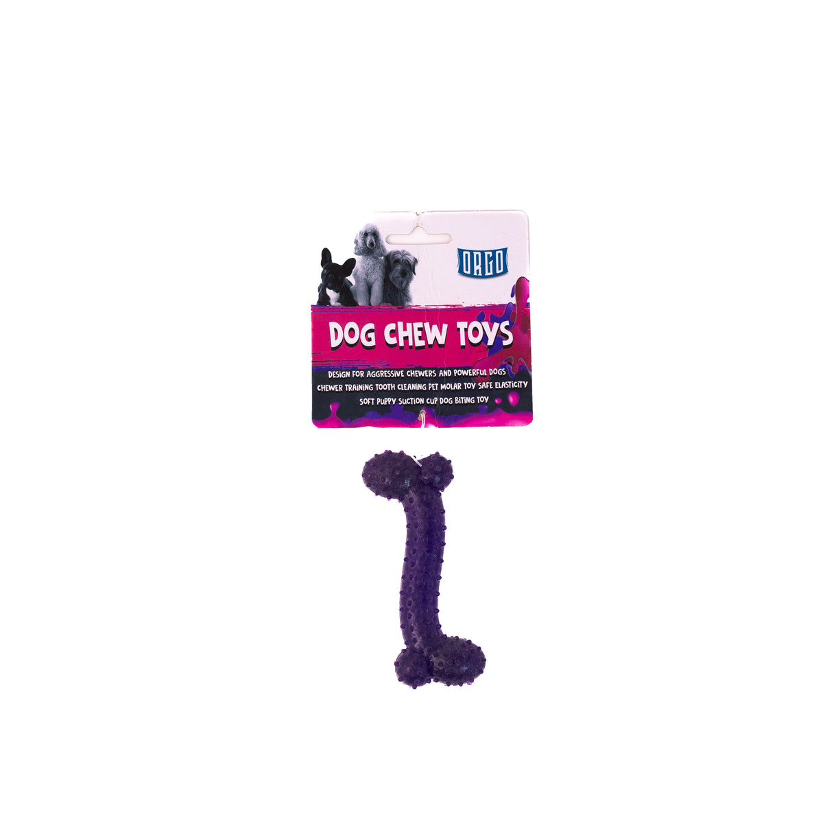 Orgo Bone Shaped Dog Chew Toy.