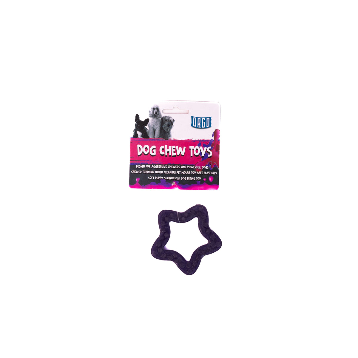 Orgo Star Shaped Dog Chew Toy.