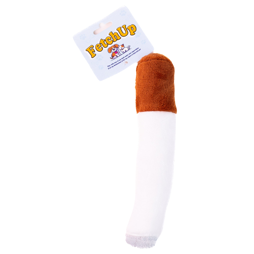 Fetch Up Cigarette Dog Toy.