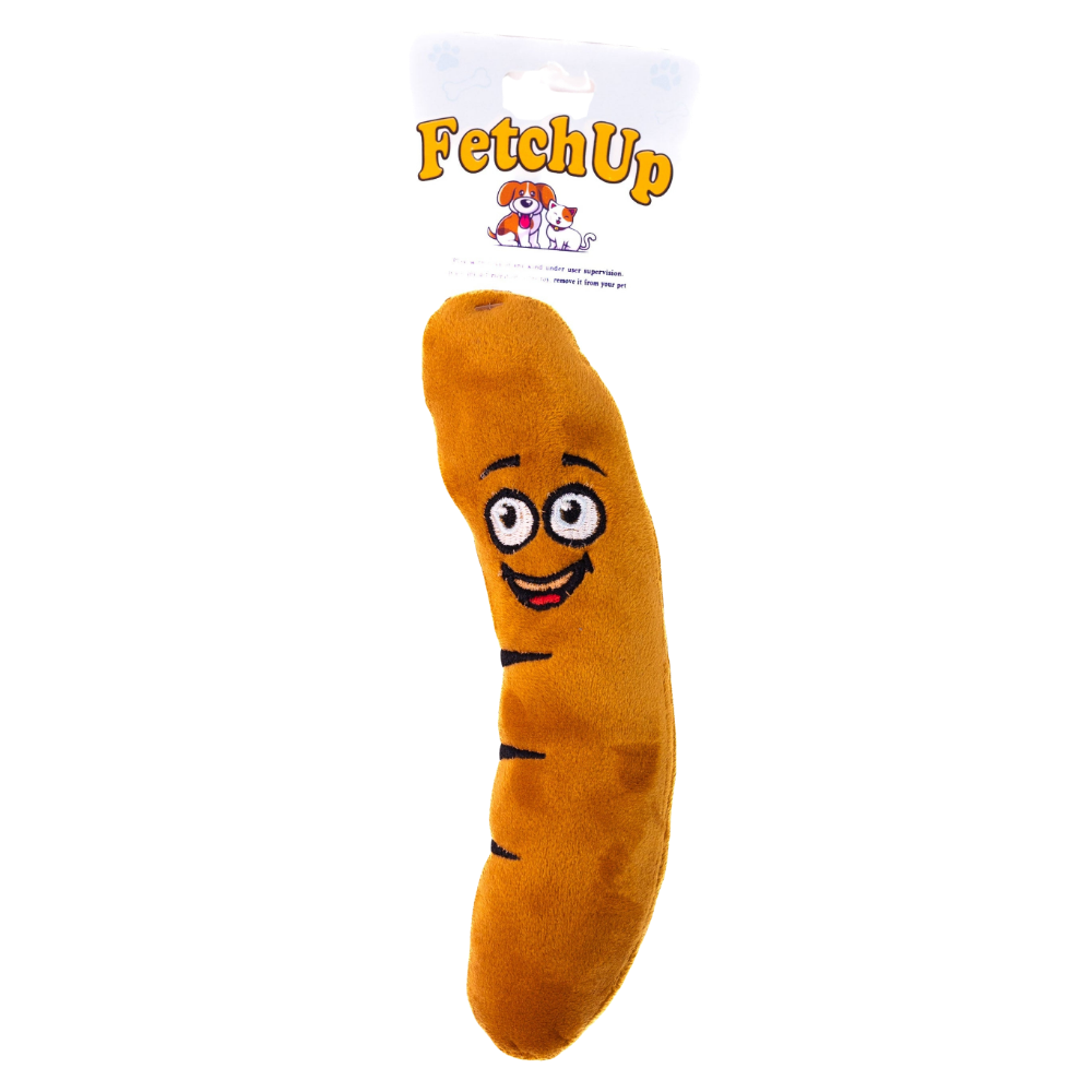 Fetch Up Hot Dog Toy.