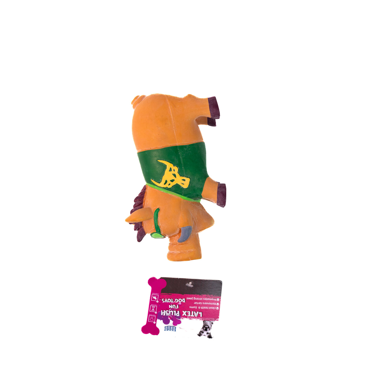 Orgo Pig Shape Dog Chew Toy.