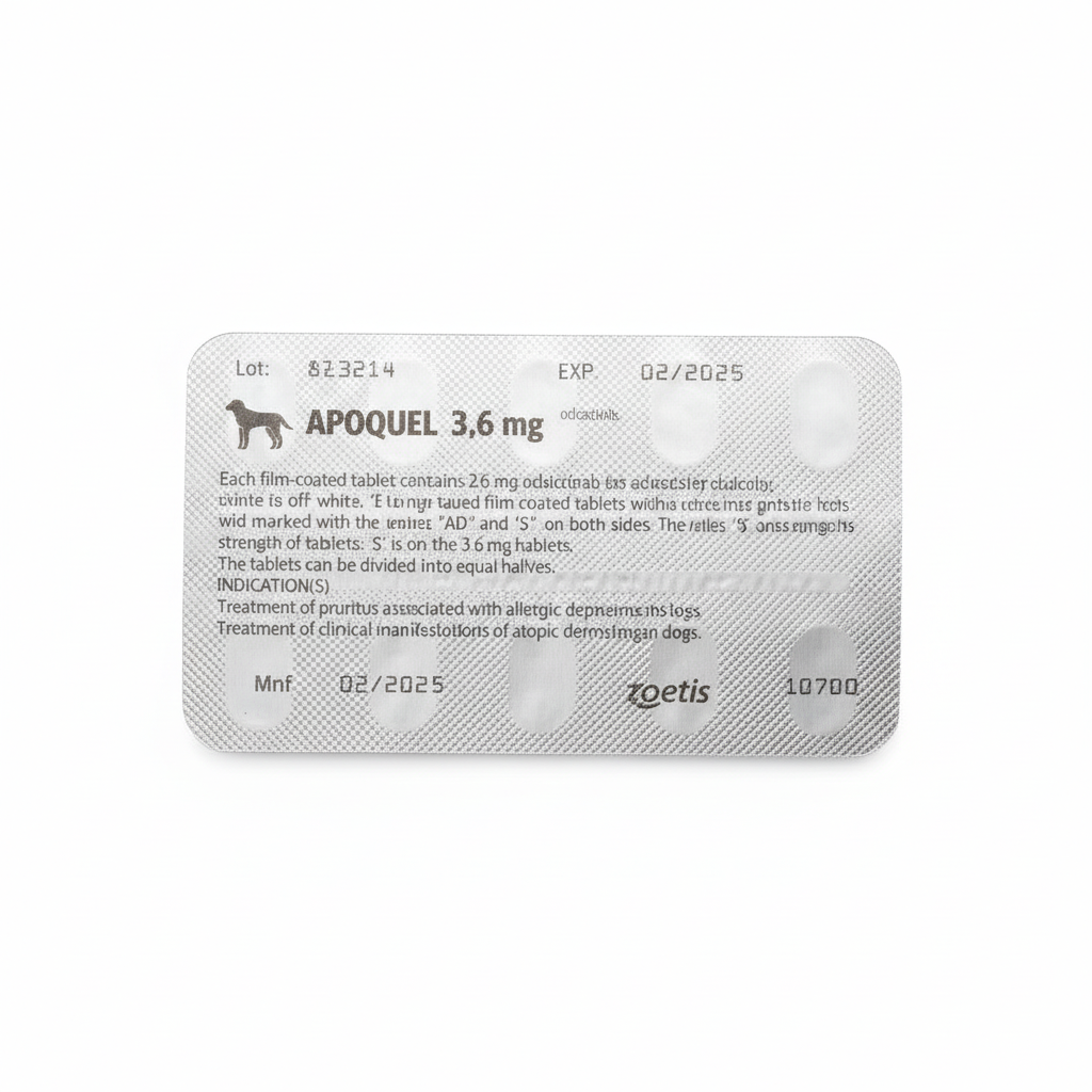 APOQUEL 3.6mg - White Background