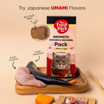 The Fresh Pack Aromatic Chicken & MackerelFor cats - "UMAMI" 450 Grams.