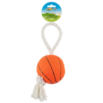 Dog Basketball with Rope & Sound Toy