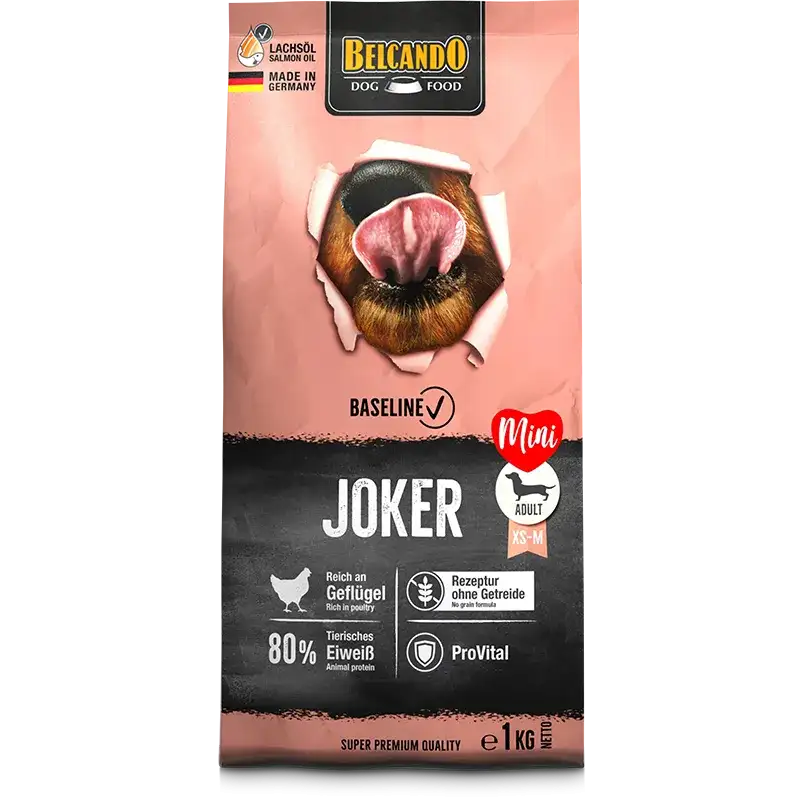 Belcando Baseline Joker Gf Dry Food for adult XS to M with Poultry 1 kg.