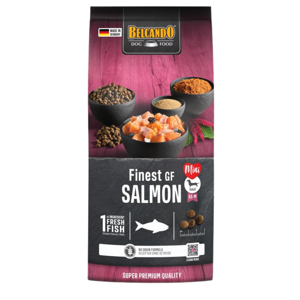 Belcando Finest Salmon For Mini Adult Dogs ( XS-M ) Petfast.shop Belcando Dog Dry Food Food petfast.shop Egypt PBE0057S-2 1 Kg 750.00
