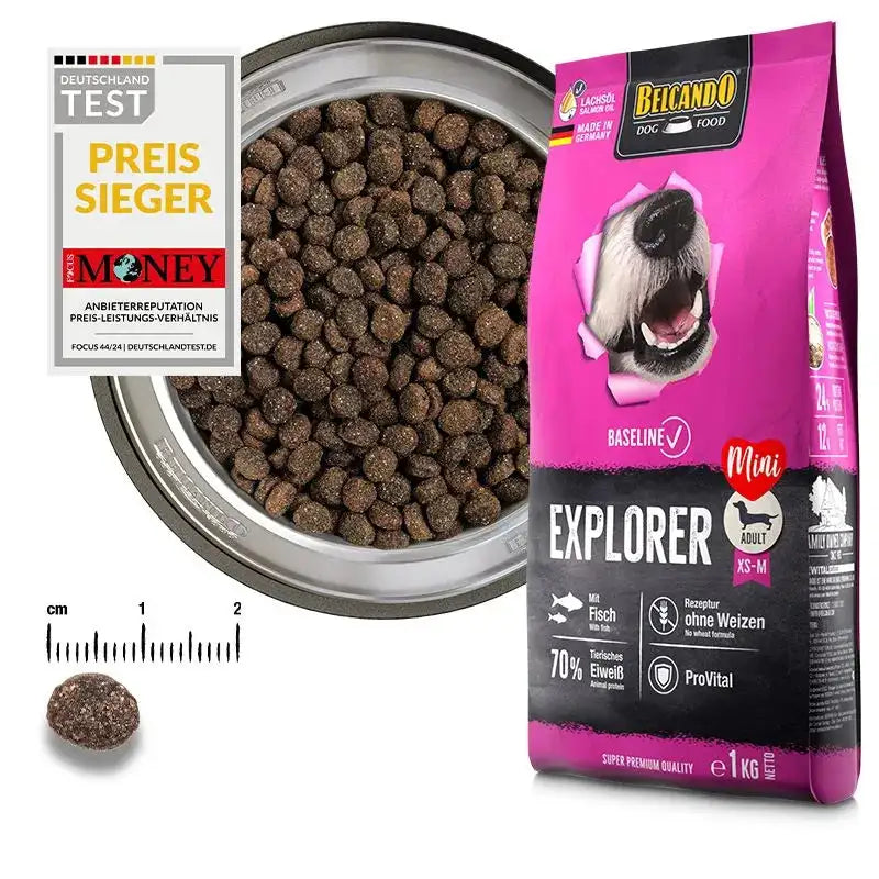 Belcando Baseline Explorer Dry Food with fish Breed Adult Dogs 12.5 kg.