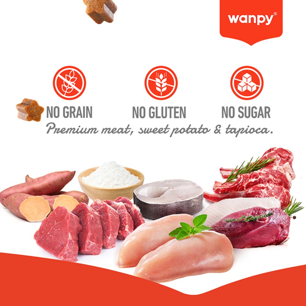 Wanpy Treat For Adult Dog Training Bites Chicken 100 g