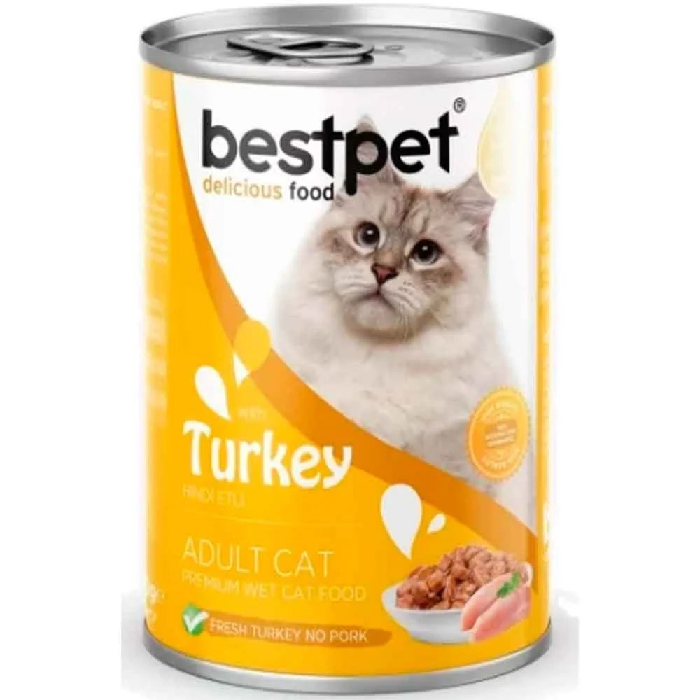 Best Pet Adult Cat With turkey 400g.