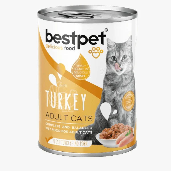 Best Pet Adult Cat With turkey 400g