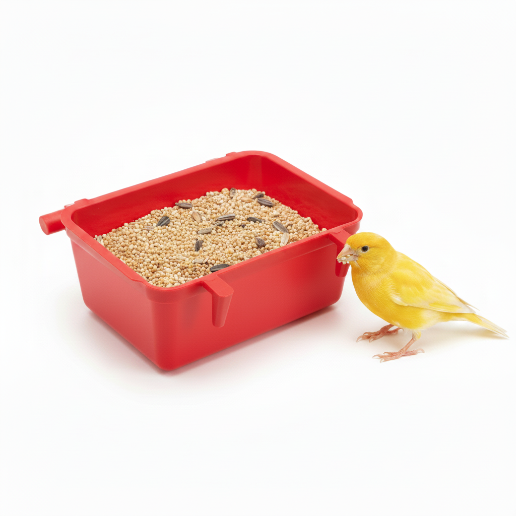 Bird Bowl Feeder Size 4*10Cm