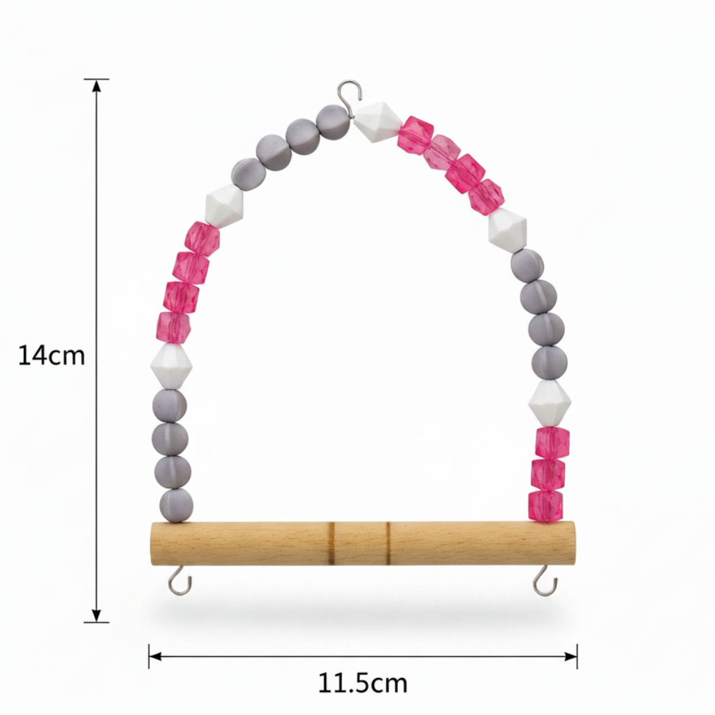 Bird ColorHop Swing Size 14*11.5Cm Petfast.shop Generic Bird Supplies petfast.shop EgyptBlue 70.00