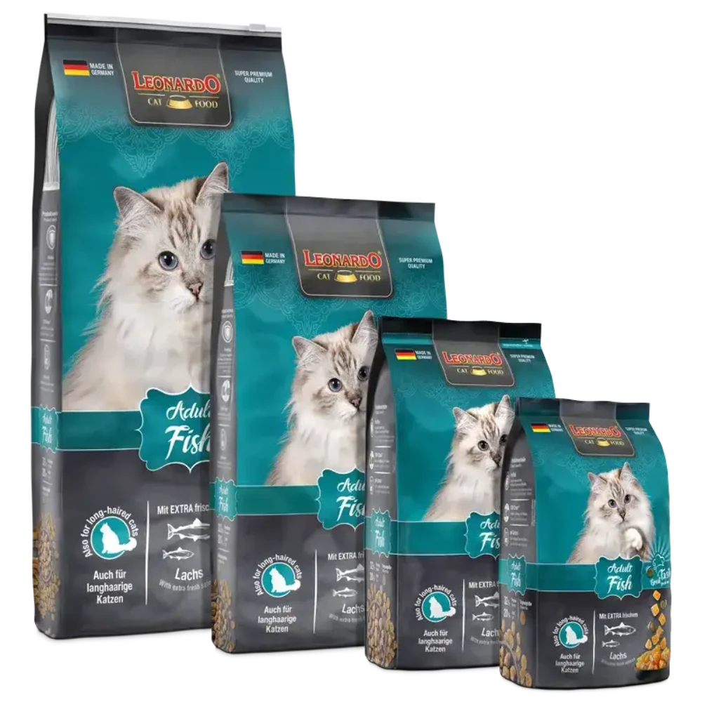 Buy 1 + 1 FREE Leonardo Cat Dry Food Fish 1.8 Kg Petfast.shop Leonardo Bundles Cat Dry Food Exclude Food petfast.shop EgyptDefault Title 1320.00