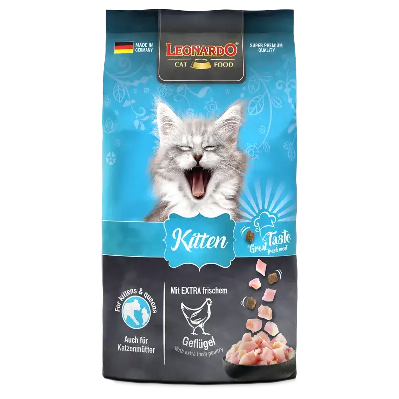 Leonardo Dry Food For kitten Cats With Poultry 300 gr.