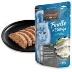 BUY 9 + 1 FREE Leonardo Wet Food Adult Cat with Trout and Catnip 85 g