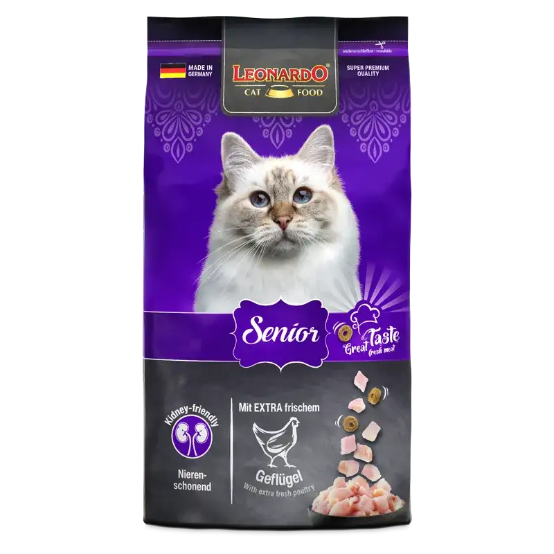 Leonardo Dry Food For Senior Cats With Chicken 1.8 kg.