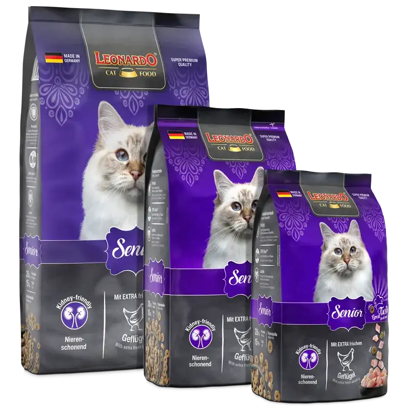 Leonardo Dry Food For Senior Cats With Chicken 1.8 kg.