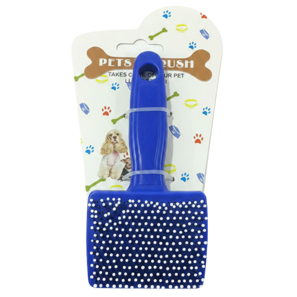Blue Pet Brush - White Background