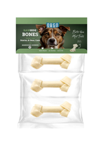 Orgo Rawhide Bones For Dog Dental Oral Care 3 PC Medium‏.