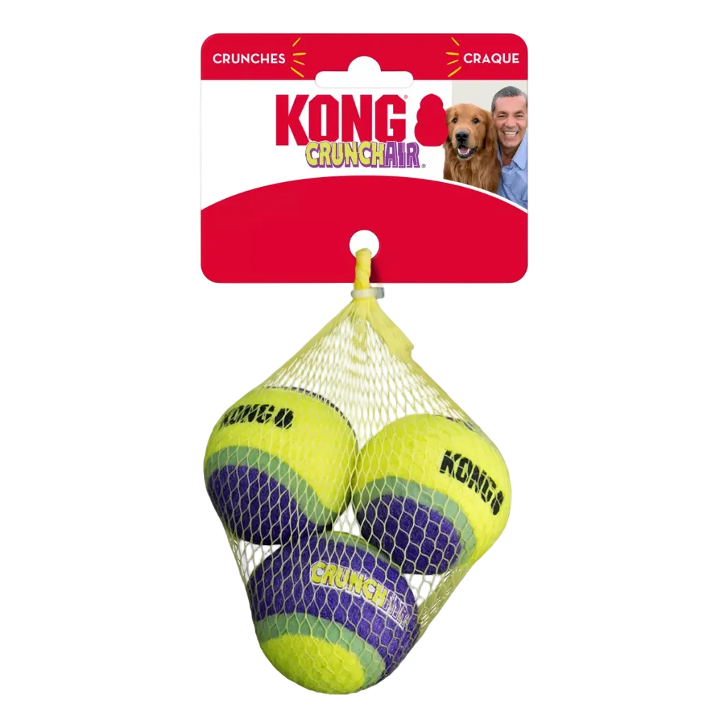 Kong Crunch Dog 3Tennis Ball Toy