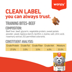 Wanpy Treat For Adult Dog Training Bites Beef 100 g Petfast.shop Wanpy Best Seller Biscuit Treat Dog Treats petfast.shop Egypt PWA6936S Default Title 240.00