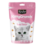 Kit Cat Kitty Crunch Tuna Flavor cat treat package on a white background