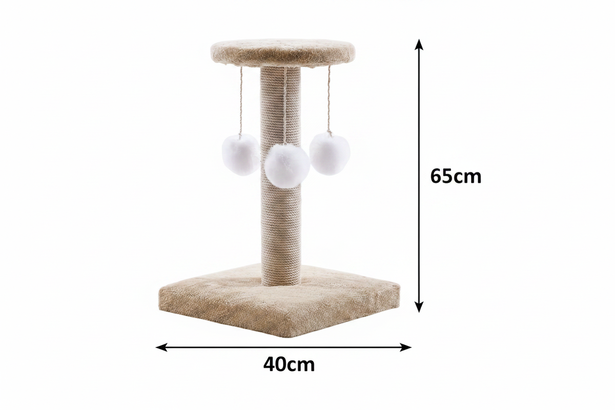 Cat Scratching Post with Dimensions