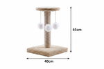 Cat Scratching Post with Dimensions