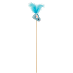 Cat Teaser Toy Blue - White Background