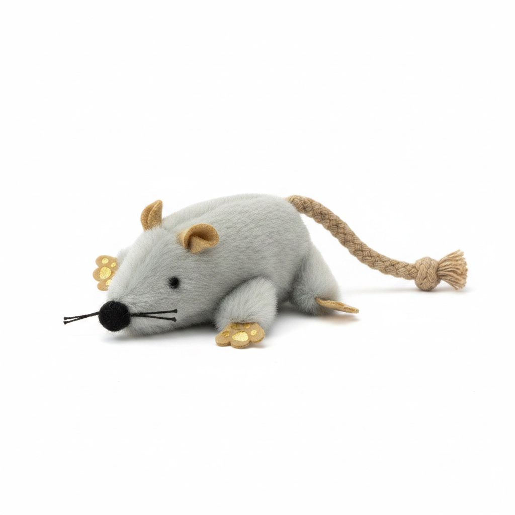 Cat Toy Mouse - White BG 3