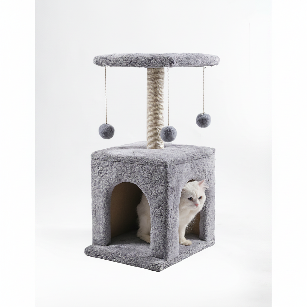 Cat Tree Beige Front
